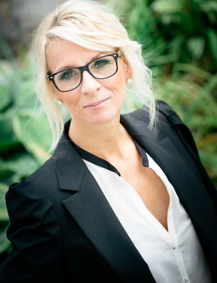 Mia Engström på Hälsinglands Fastighetsbyrå