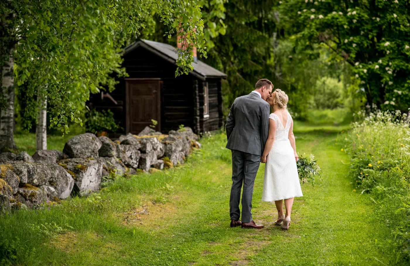 Bröllopsfotografering i Delsbo