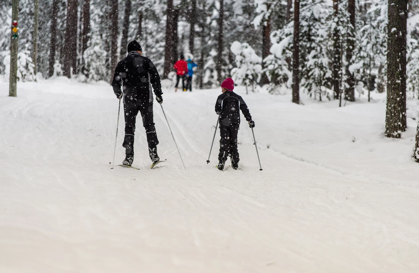 Skidåkning i Hudiksvall