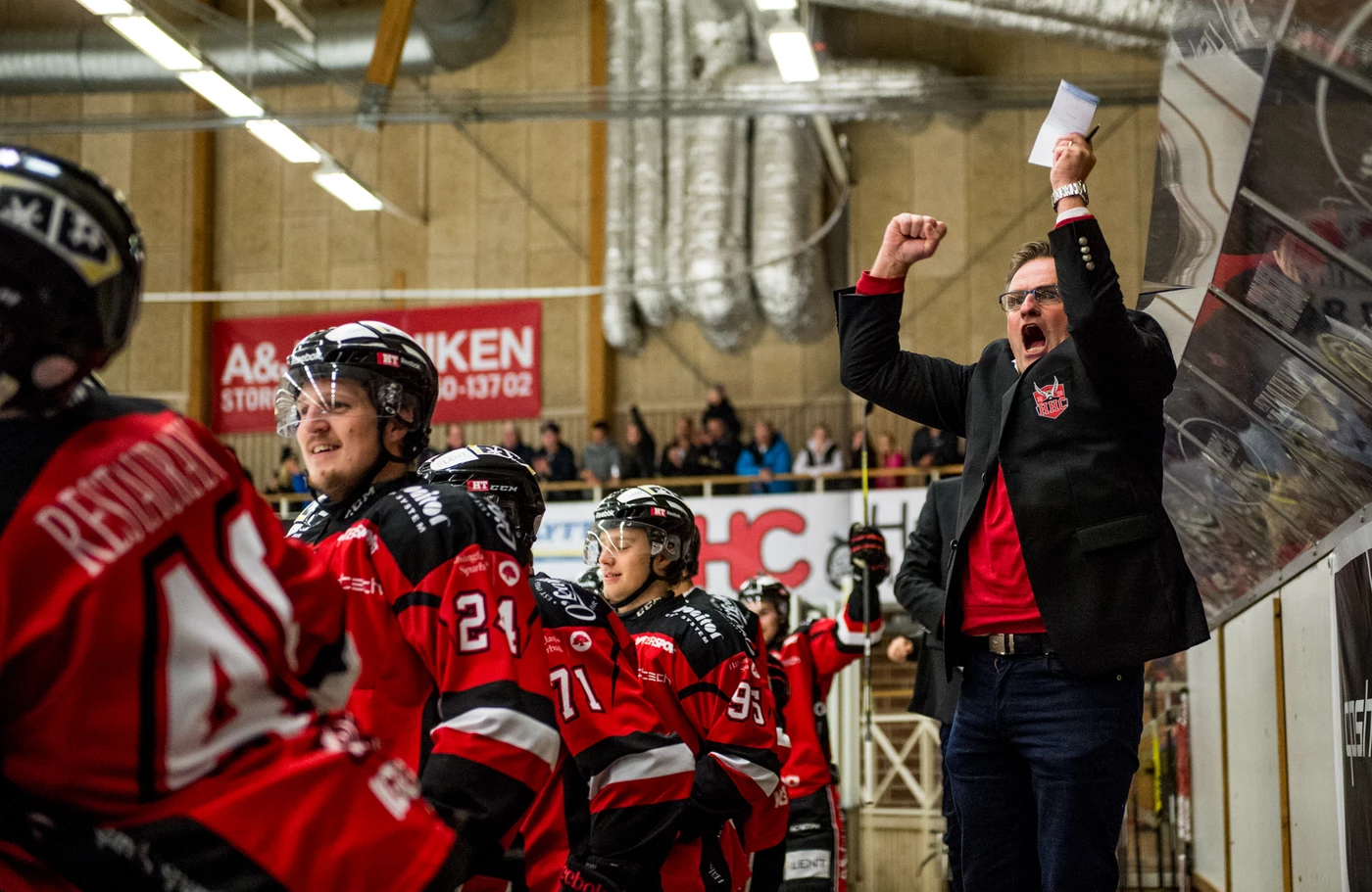 Glädje; HHC gör mål