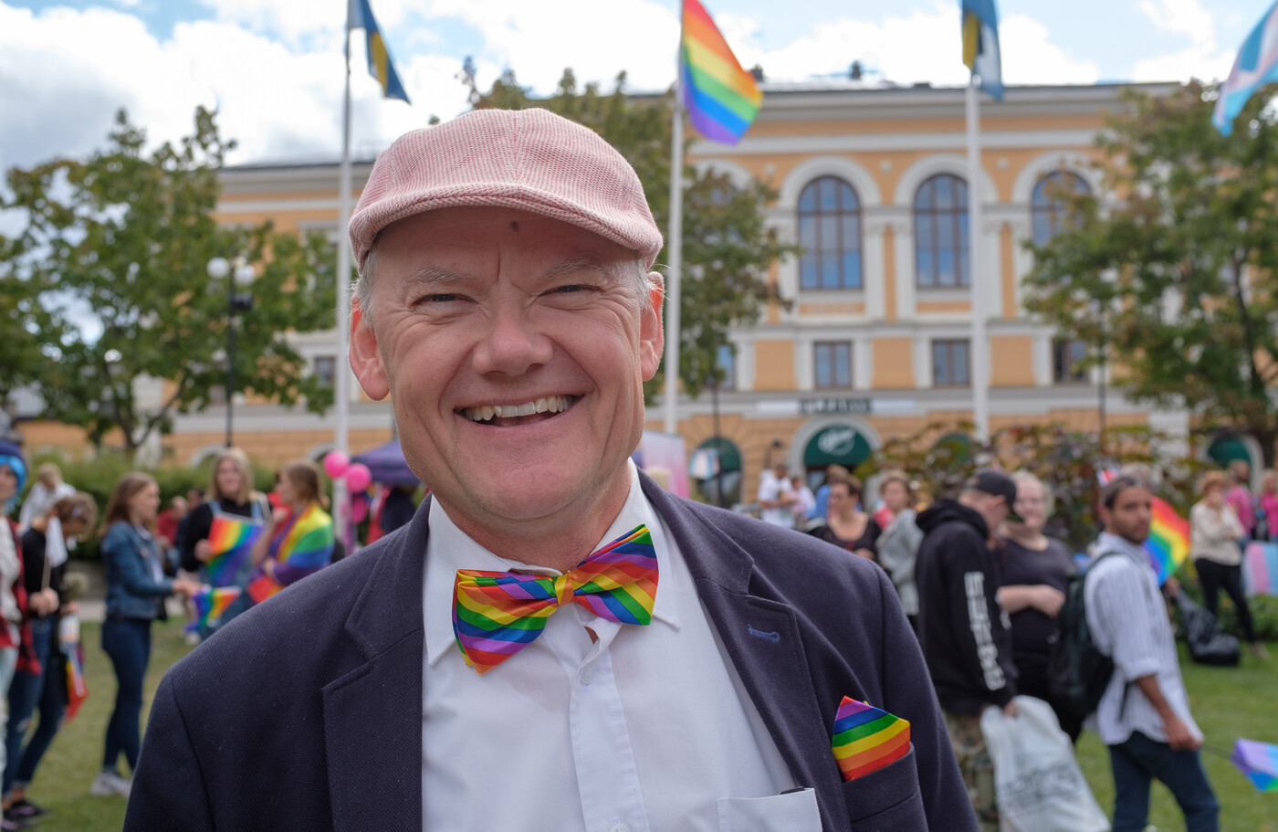 Pride parade i Hudiksvall